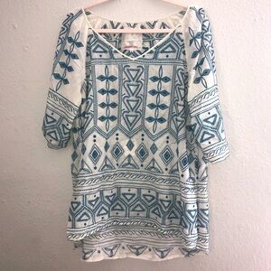 3J Johnny Was Boho Blouse